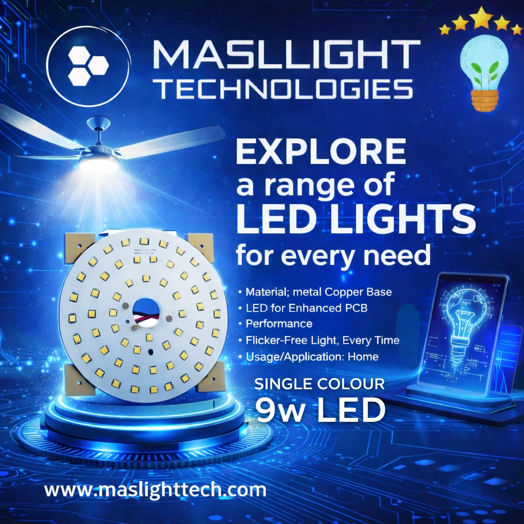 Maslight 9W Single Colour LED